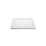 GRADE A1 - 900x900mm Square Shower Tray 45mm - White Acrylic Stone Resin - Pearl