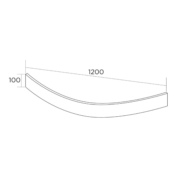 GRADE A1 - Offset Quads Leg & Panel Shower Tray Riser Kit Pack - White