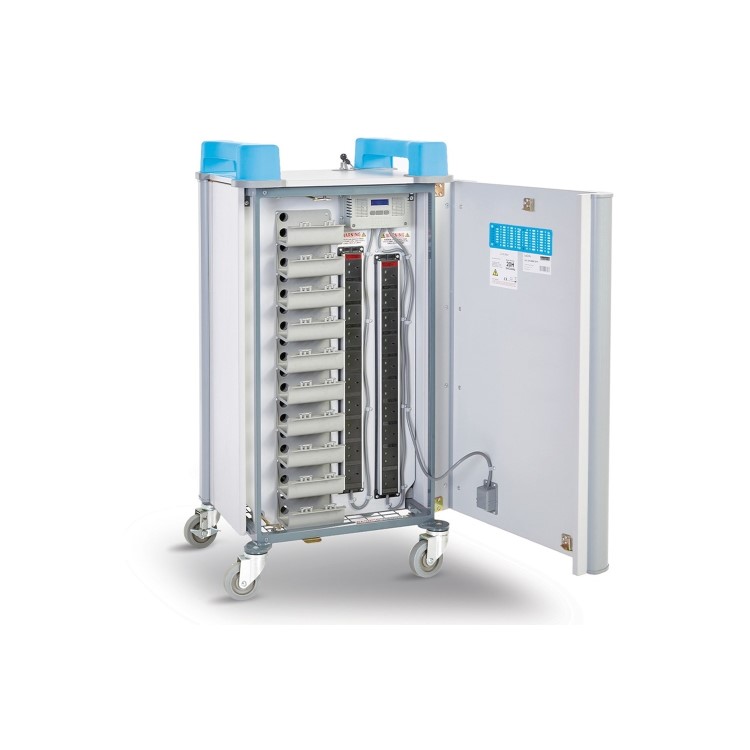 LapCabby 20 Laptops or Chrombebook and Tablets up to 14" Charging Trolley