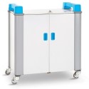 UNICAB32HBL LapCabby UniCabby 32H 32 Laptops or Chromebooks and Tablets up to 14" Charging Trolley