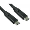 USB 3.1 Type C to Type C Black 1m Cable