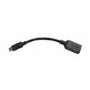 OEM 15cm USB-C to Female USB-A Adapter Black