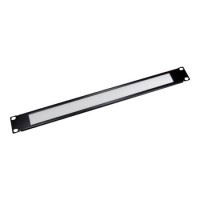 OEM 19 Inch 1U Rack Mount White Brush Plate