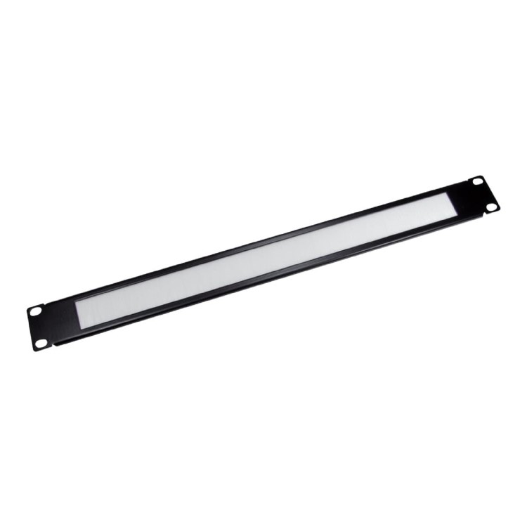 OEM 19 Inch 1U Rack Mount White Brush Plate