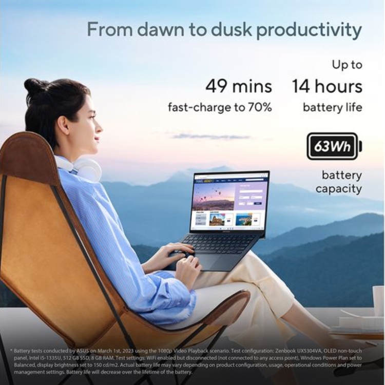 Refurbished ASUS Zenbook S 13 Intel Core Ultra 7 16GB RAM 1TB SSD 13.3 Inch Windows 11 Laptop