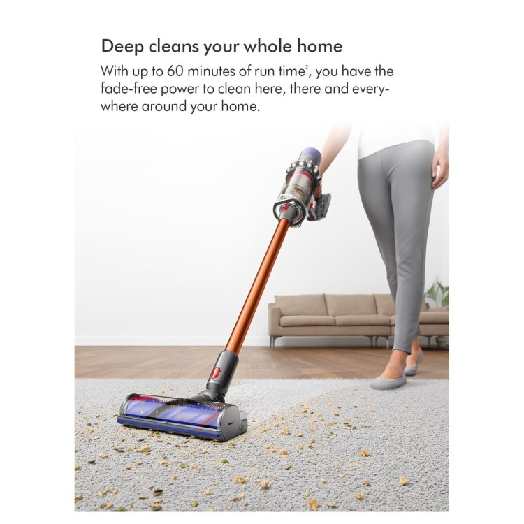 Dyson Cyclone V10 Submarine Cordless Vacuum Cleaner Nickel Copper – Wet & Dry Vacuum 150AW Suction 60 Min Runtime Motorbar Head