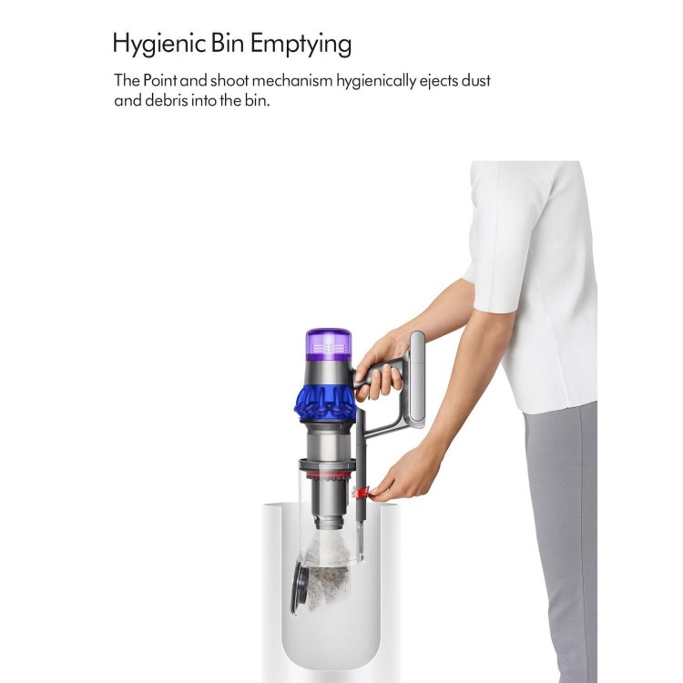 Dyson V15 Extra Cordless Vacuum Cleaner - Nickel Blue