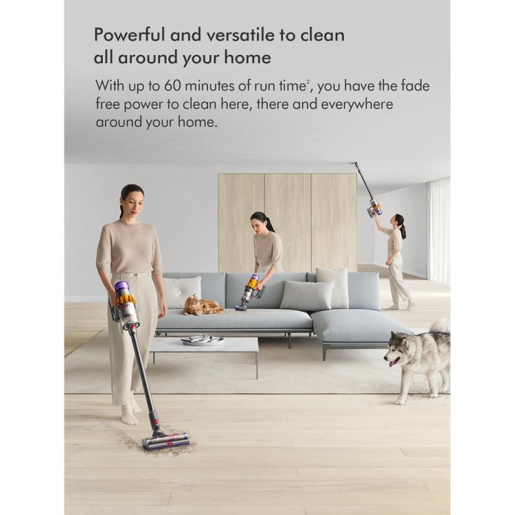 Dyson V15 Extra Cordless Vacuum Cleaner - Nickel Blue