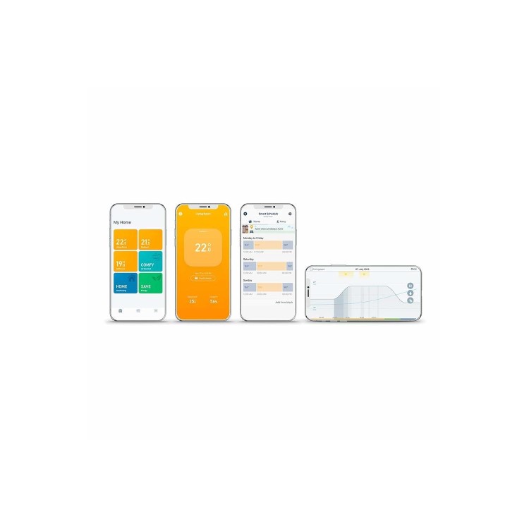 GRADE A1 - Tado Smart Thermostat Starter Kit V3+ with 2 Add-on Smart Radiator Thermostats - White
