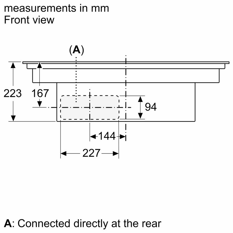 Neff N70 Series 80cm 4 Zone Induction Hob with Integrated Ventilation System