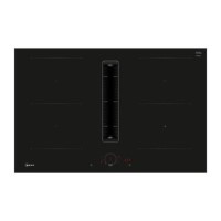 Neff N70 Series 80cm 4 Zone Induction Hob with Integrated Ventilation System - Black