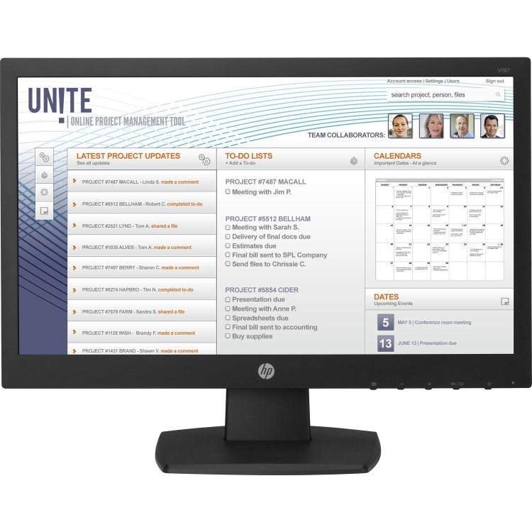 HP V197 19" HD Ready Monitor