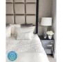 Valentina Venetian Mirrored 3 Drawer Bedside Table - Tinted Grey Mirror