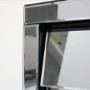 Valentina Venetian Mirrored 3 Drawer Bedside Table - Tinted Grey Mirror