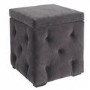 LPD Valentina Charcoal Velvet Storage Box