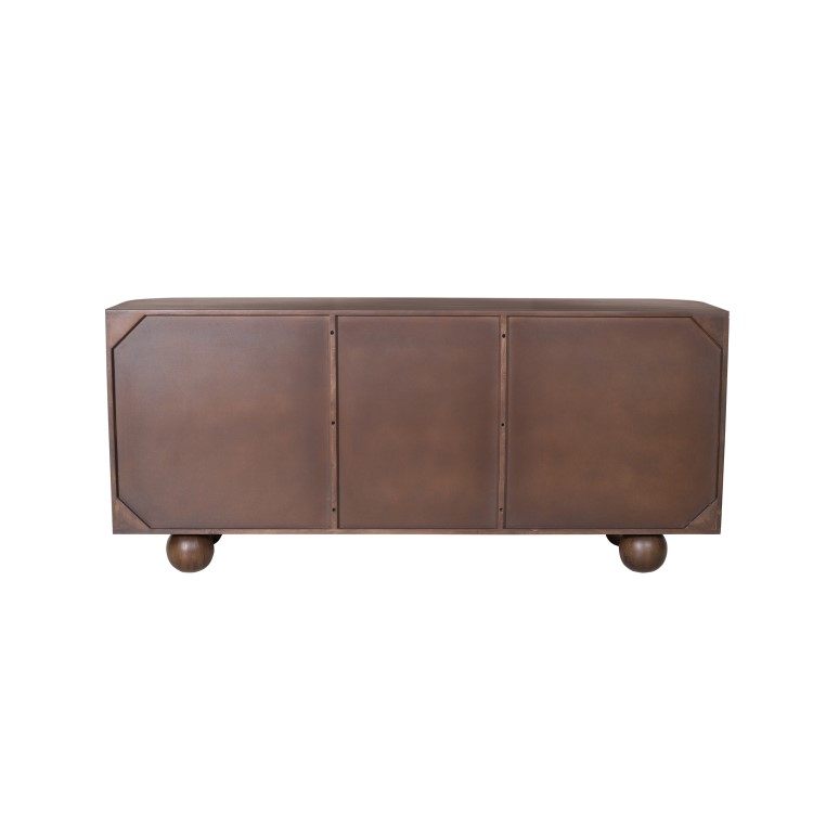Large Walnut Sideboard with Ball Feet - Ivan