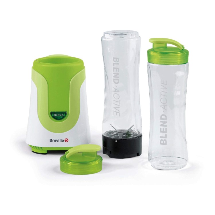 Breville Blend Active Sports Bottle Blender - Green & White