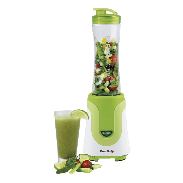 Breville Blend Active Sports Bottle Blender - Green & White