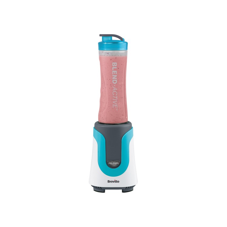 Breville Blend Active Sports Bottle Blender - Blue & White