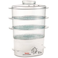 Tefal VC100665 Ultracompact 3 Tier Steamer - White