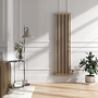 Reggio Cleopatra Vertical Double Column Traditional Radiator 1800x470mm 4399 BTU - Cast Iron Style