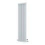 Reggio Salt & Pepper Vertical Double Column Traditional Radiator 1800x470mm 4399 BTU - Cast Iron Style