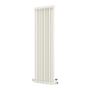 Reggio Linen Vertical Double Column Traditional Radiator 1800x560mm 5279 BTU - Cast Iron Style