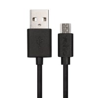 Veho Pebble 20cm Micro USB Cable - Black