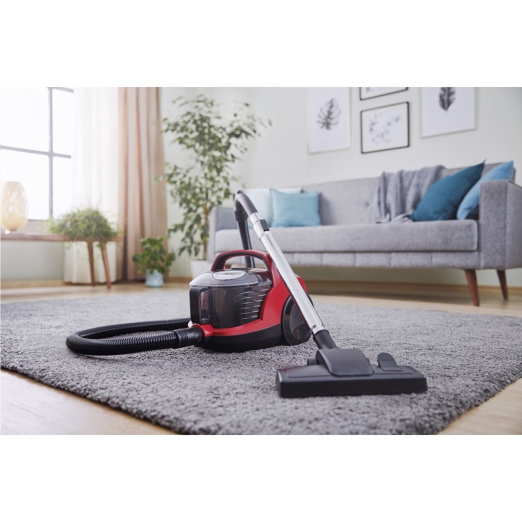 Beko VCO32801AR Orion 3 Bagless Cylinder Vacuum Cleaner - Red