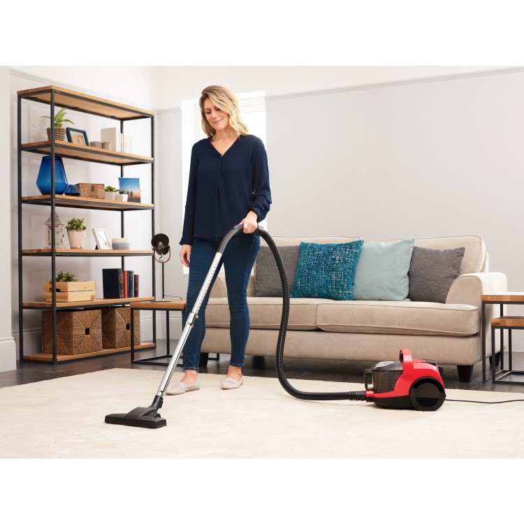Beko VCO32801AR Orion 3 Bagless Cylinder Vacuum Cleaner - Red