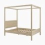King Size Four Poster Bed Frame in Oak - Victoria