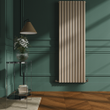 VD10-1800-CLCO Sorrento Cleopatra Vertical Oval Designer Radiator 1800x590mm Double Panel 6229 BTU