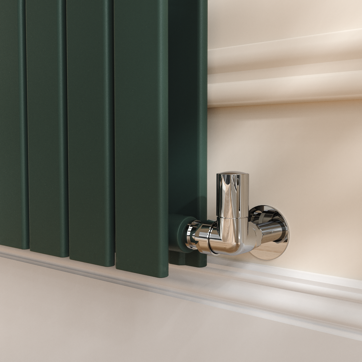 Raize Invertor Radiator Riace Evergreen Vertical Flat Designer Radiator 1800x680mm Double Panel ...