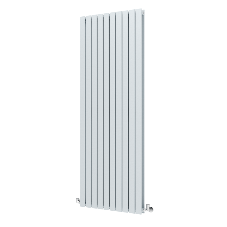 Riace Salt & Pepper Vertical Flat Designer Radiator 1800x680mm Double Panel 6947 BTU