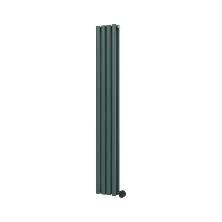 Evergreen Vertical Smart Electric Radiator with Wi-Fi Thermostat - 1.2KW - H1600xW236 - Bathroom Safe