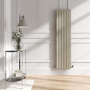 Riace Linen Vertical Flat Designer Radiator 1600x408mm Double Panel 3687 BTU