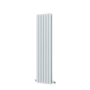 Riace Salt & Pepper Vertical Flat Designer Radiator 1600x408mm Double Panel 3687 BTU
