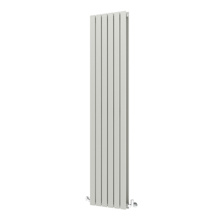 Riace Smoked Stone Vertical Flat Designer Radiator 1800x408mm Double Panel 4168 BTU