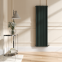 Sorrento Evergreen Vertical Oval Designer Radiator 1600x472mm Double Panel 4468 BTU