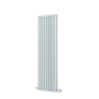 Sorrento Salt & Pepper Vertical Oval Designer Radiator 1600x472mm Double Panel 4468 BTU