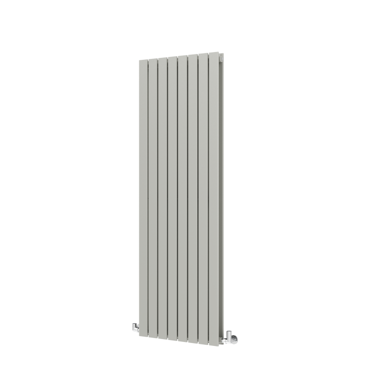 Riace Smoked Stone Vertical Flat Designer Radiator 1600x544mm Double Panel 4916 BTU