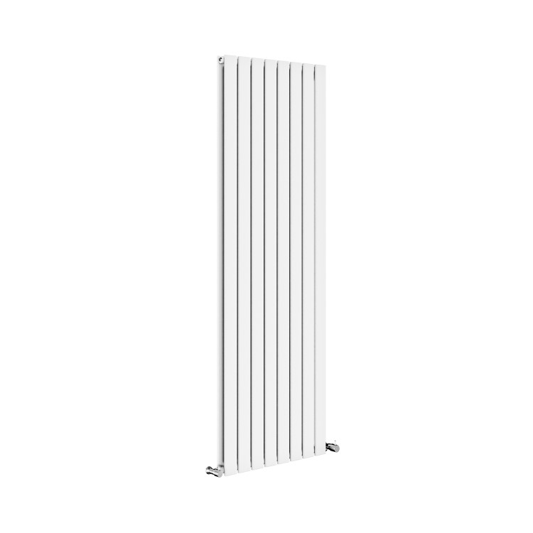 Riace White Vertical Flat Designer Radiator 1600x544mm Double Panel 4916 BTU
