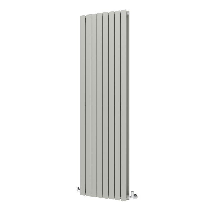 Riace Smoked Stone Vertical Flat Designer Radiator 1800x544mm Double Panel 5557 BTU