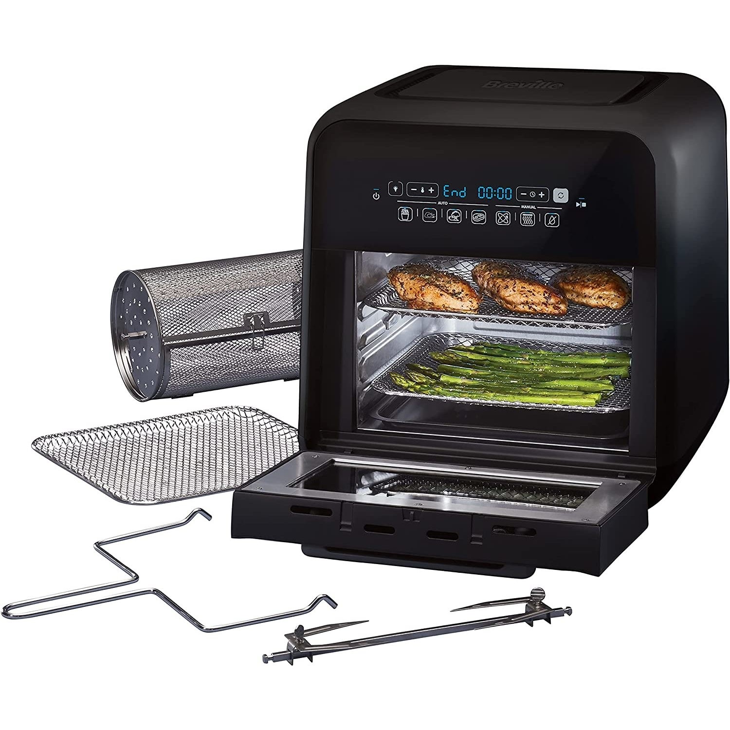 Breville VDF127 Halo Rotisserie 10L Digital 4-in-1 Air Fryer