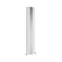 Specchio White Vertical Flat Designer Radiator with Mirror 1800x385mm Double Panel 3541 BTU