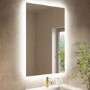 Rectangular Backlit Heated Bathroom Mirror with Lights & Bluetooth Speaker 1200 x 800mm - Vela