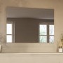 Rectangular Backlit Heated Bathroom Mirror with Lights & Bluetooth Speaker 700 x 500mm - Vela