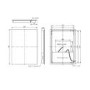 Rectangular Backlit Heated Bathroom Mirror with Lights & Bluetooth Speaker 700 x 500mm - Vela