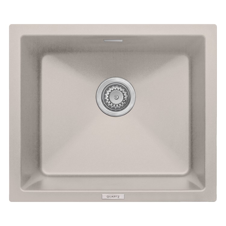 Single Bowl Inset / Undermount White Granite Kitchen Sink 1000mm - Essence