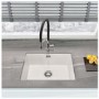 Single Bowl Inset / Undermount White Granite Kitchen Sink - Essence
